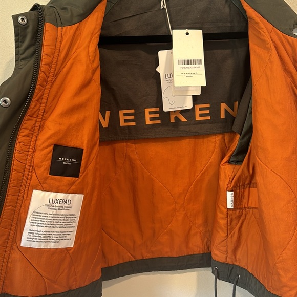 WEEKEND MAX MARA Fiorito Quilted Jacket in Green sz 4 / S BRAND NEW, EXT RARE - Picture 14 of 16